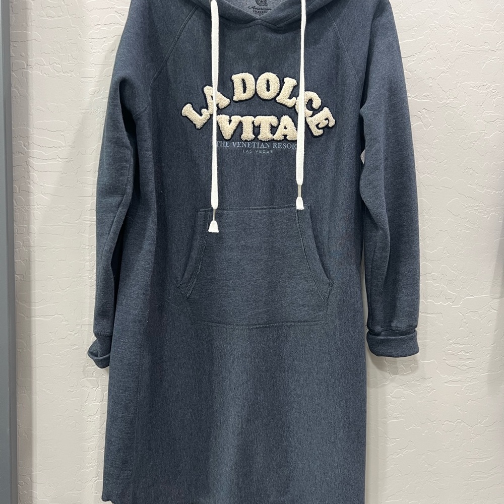 American Threads Charcoal Hooded Sweatshirt